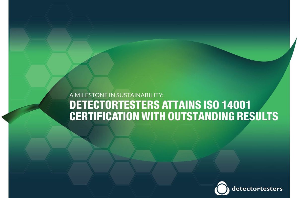 Detectortesters earns ISO 14001 certification!